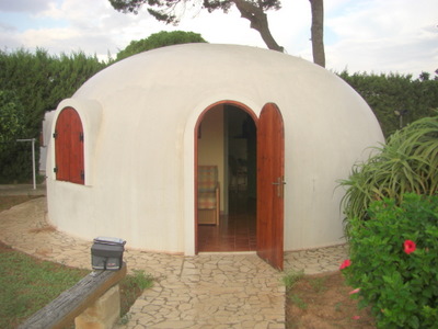 Our Home away from Home. Aren't these little Igloos Cool?.